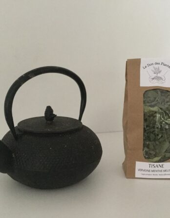 Tisane de verveine-menthe-mélisse